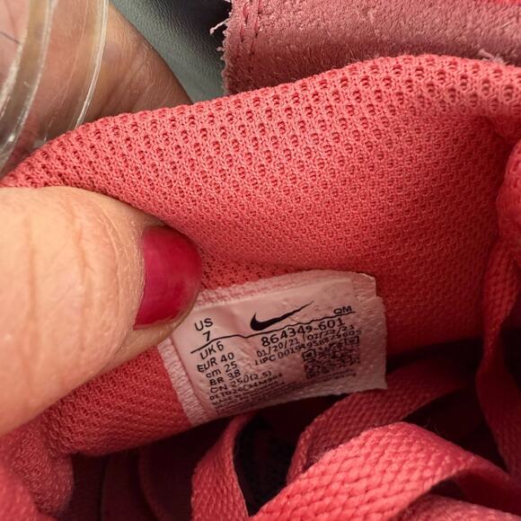 Nike SB Zoom Blazer Mid Sneakers Mens 7 Pink Suede Lace Up Mid Top Running Shoes - Picture 10 of 10